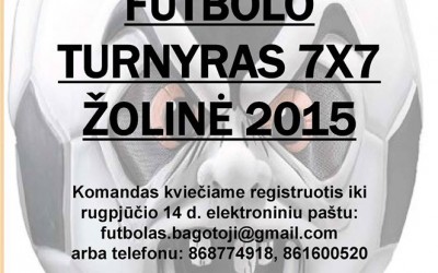 Tradicinis futbolo Žolinės turnyras ir Sūduvos VVG projektų pristatymas