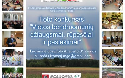 Foto konkursas „Vietos bendruomenių džiaugsmai, rūpesčiai ir pasiekimai”