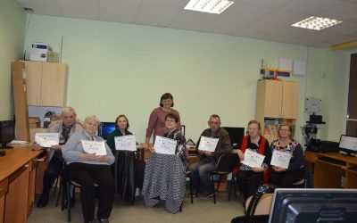 Jankuose baigės kompiuterinio raštingumo kursai