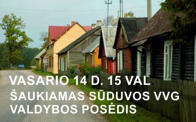 Šaukiamas valdybos posėdis