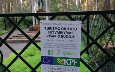 Višakio Rūdos kaimo bendruomenės projekto „Turizmo objektų sutvarkymas Višakio Rūdoje“ Nr. KAZL-LEADER-6B-I-5-3-2019 įgyvendinimas