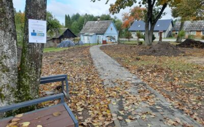 Višakio Rūdos kaimo bendruomenės projekto „Višakio Rūdos parko įrengimas“ Nr. KAZL-LEADER-6B-I-10-12-2021/ 42VS-PV-21-1-00964-PR001 įgyvendinimas